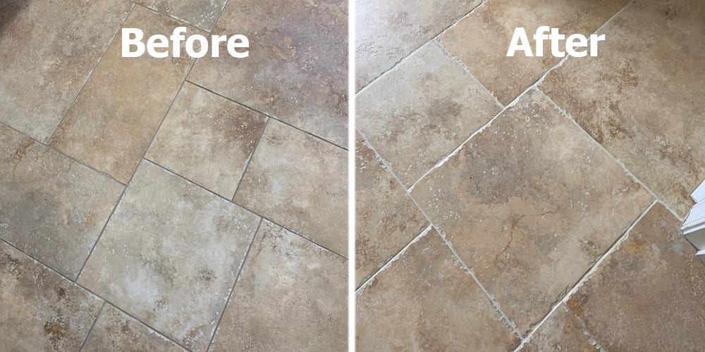 Central New Jersey tile grout color staining