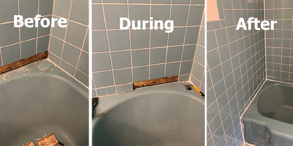 Tile Water Damage Repair Central New, Bathroom Tile Grout Repair