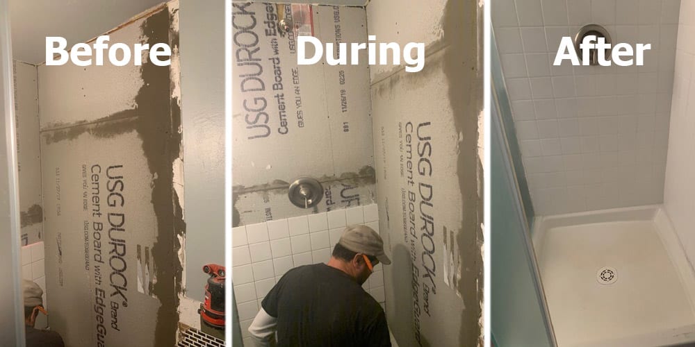 bathroom installation process Central New Jersey