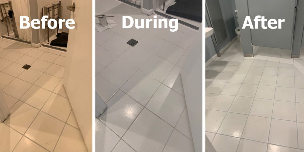 How to Properly Clean Commercial Tile Floors - Prudential Uniforms
