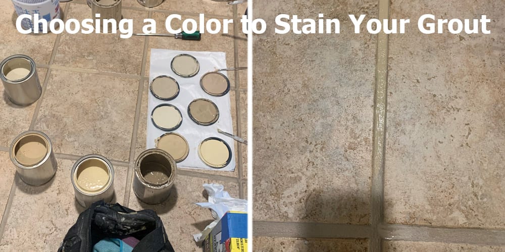 choosing grout sealant color Central New Jersey