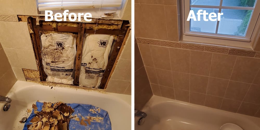 tile water damage repair in Freehold Township NJ