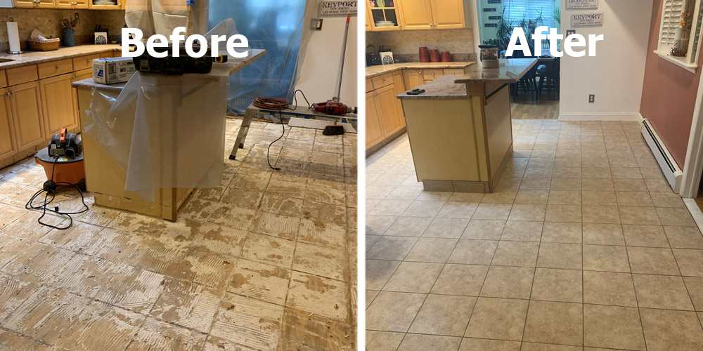 tile replacement in Keyport New Jersey